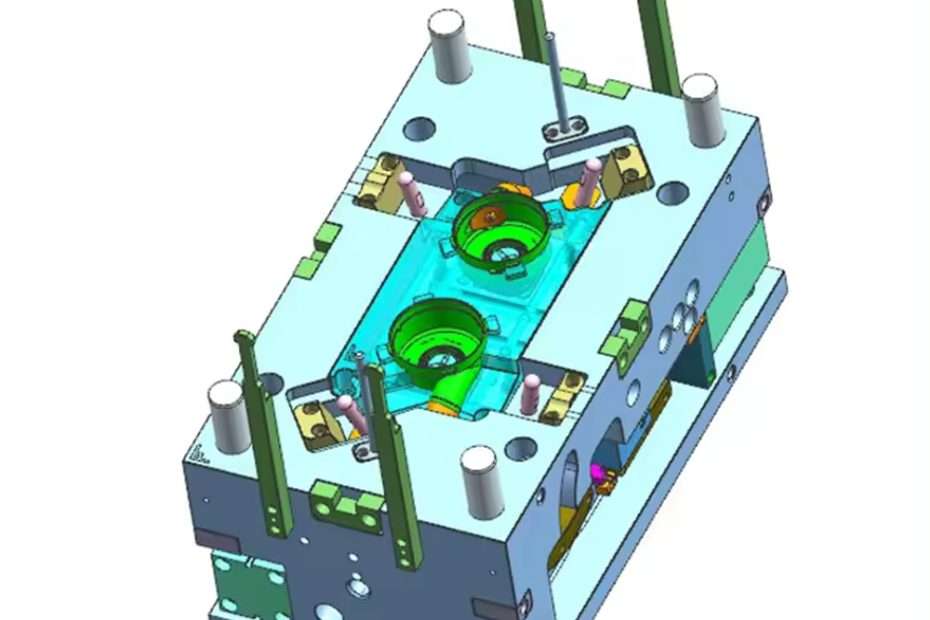 Motor turbine plastic parts mold