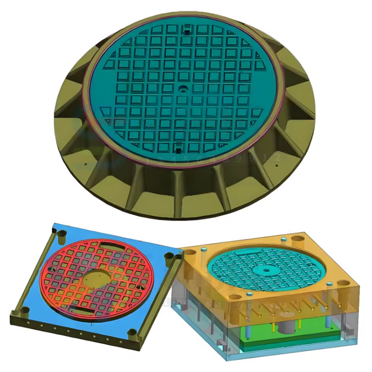 Completed SMC Part Being Demolded — Demonstrating Class A Surface Finish