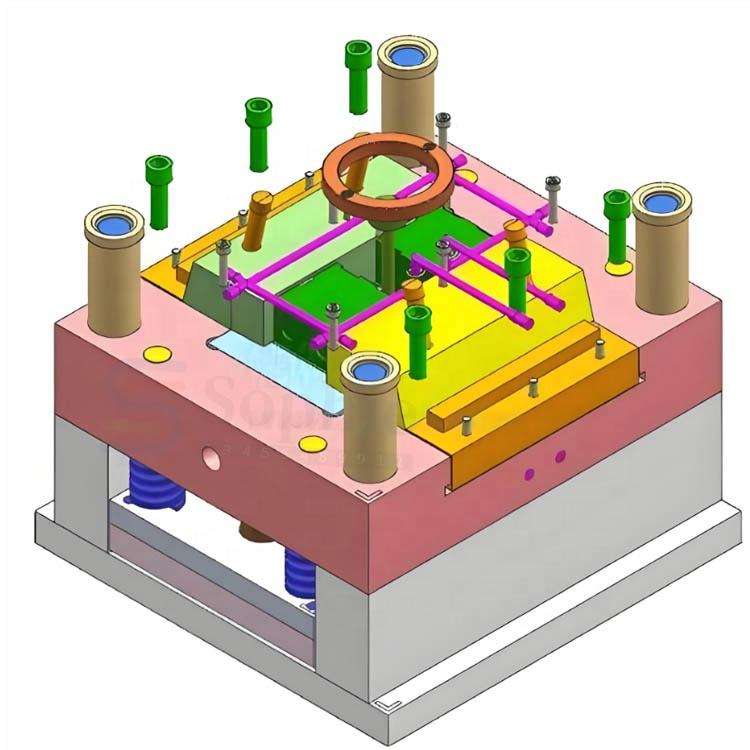 SMC mold ejector system