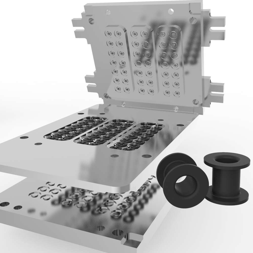 SMC mold venting gas traps porosity compression molding shear edge vacuum assist vent groove depth width tooling design